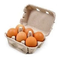 Boîte de 6 oeufs Les...