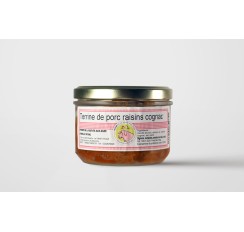 Terrine de porc raisins...