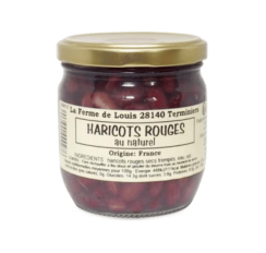 Haricots rouges au naturel...