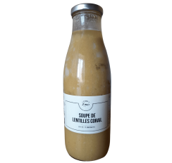 Soupe de lentilles corail...