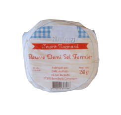 Beurre demi-sel fermier...