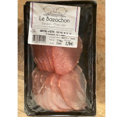 Bacon fumé au sel sec x12...