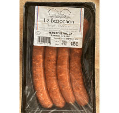 Merguez de porc x4 Le...