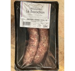 Saucisse oignons et persil...