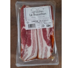 2 poitrines fumées salée au...